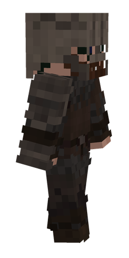 Black skin: body, right side render