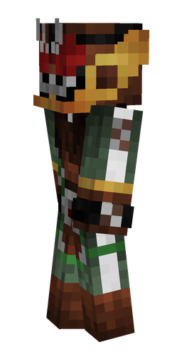 Black skin: body, left side render