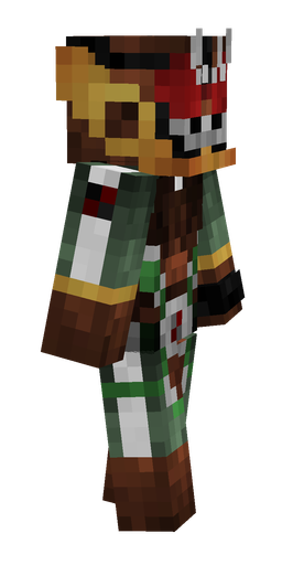 Black skin: body, right side render