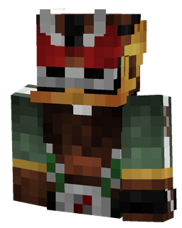 Black skin: bust render