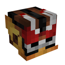 Black skin: head render