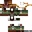Black skin: raw texture render