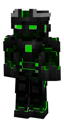 Black skin: body, front render