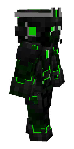 Black skin: body, right side render