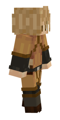 Black skin: body, right side render