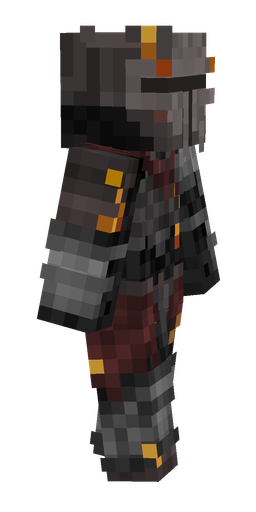 Black skin: body, right side render