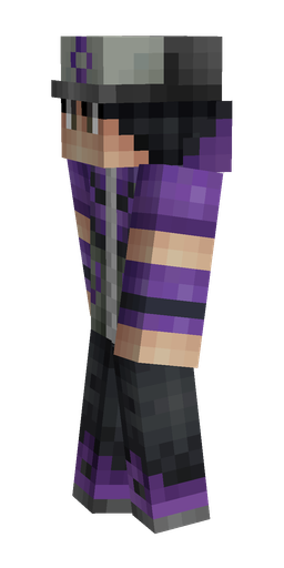 Black skin: body, left side render