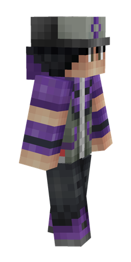 Black skin: body, right side render
