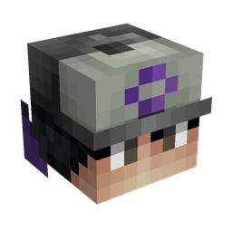Black skin: head render