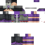 Black skin: raw texture render