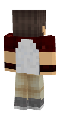 Brown skin: body, back render