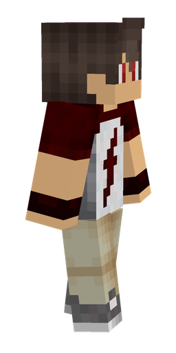 Brown skin: body, right side render