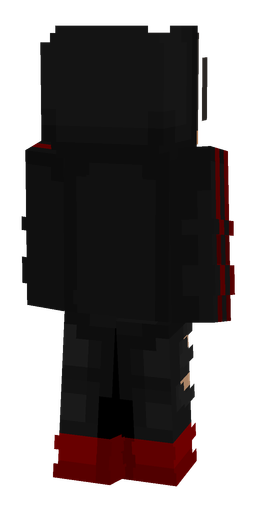 Black skin: body, back render