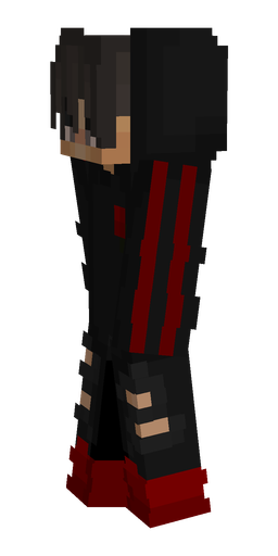 Black skin: body, left side render