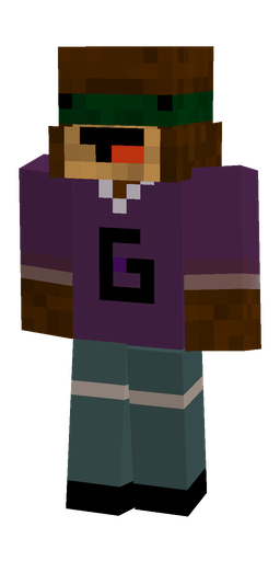 Blue skin: body, front render