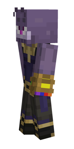 Black skin: body, left side render