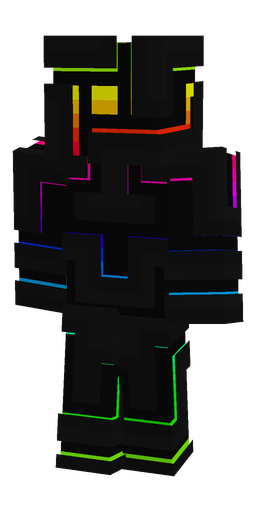 Black skin: body, front render