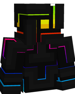 Black skin: bust render