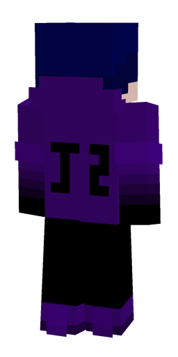 Black skin: body, back render