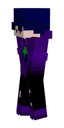 Black skin: body, left side render