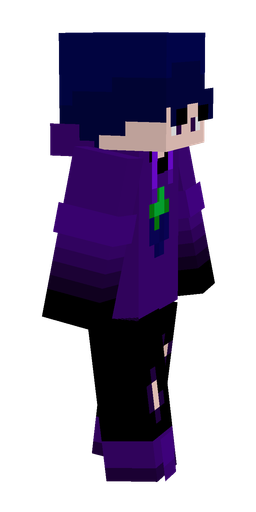 Black skin: body, right side render