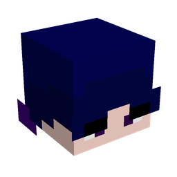 Black skin: head render