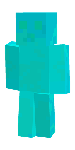 Blue skin: body, front render