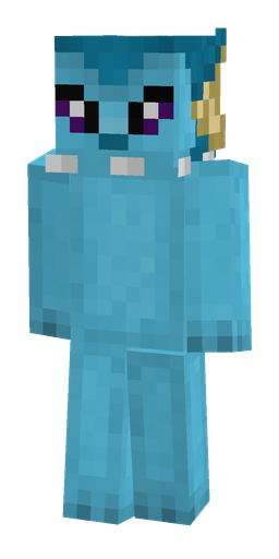 Blue skin: body, front render