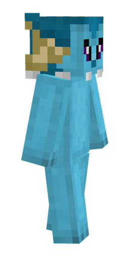 Blue skin: body, right side render