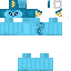 Blue skin: raw texture render