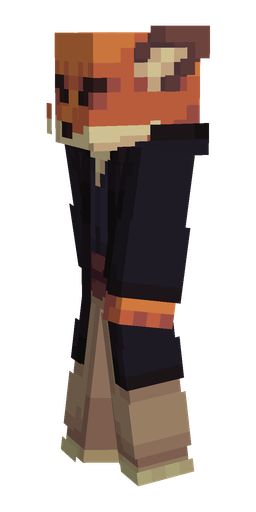 Black skin: body, left side render