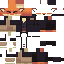 Black skin: raw texture render