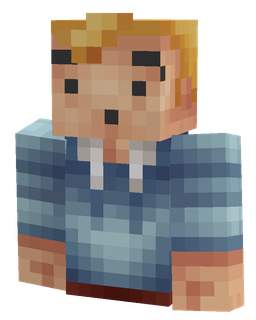 Blue skin: bust render