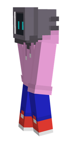 Blue skin: body, left side render