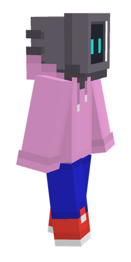 Blue skin: body, right side render