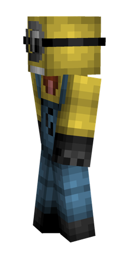 Black skin: body, left side render
