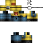Black skin: raw texture render