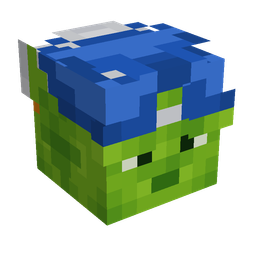 Blue skin: head render