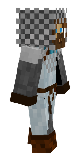 Black skin: body, right side render