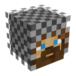 Black skin: head render