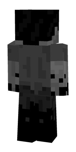 Black skin: body, back render