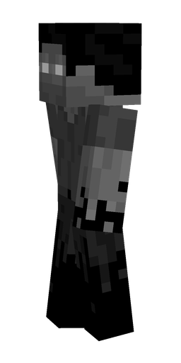 Black skin: body, left side render