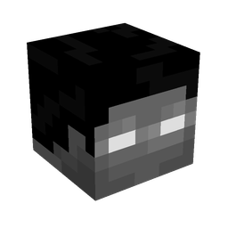 Black skin: head render