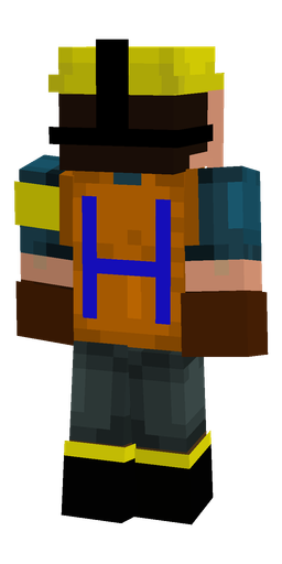 Black skin: body, back render