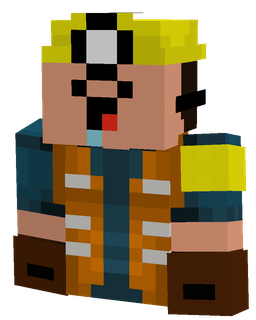 Black skin: bust render