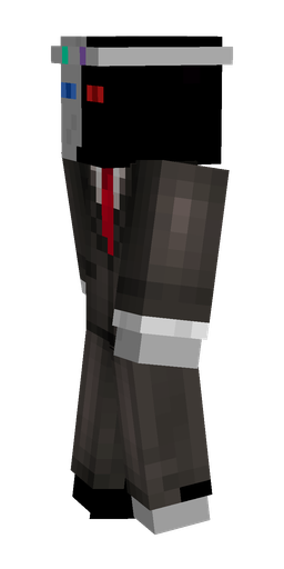 Black skin: body, left side render
