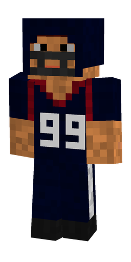 Black skin: body, front render