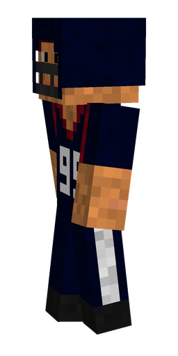 Black skin: body, left side render
