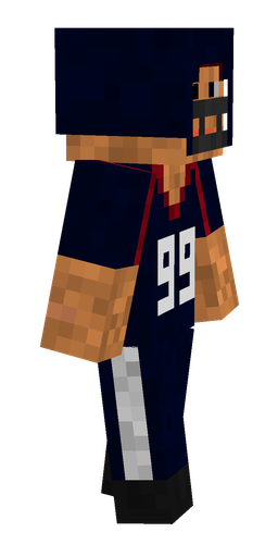 Black skin: body, right side render