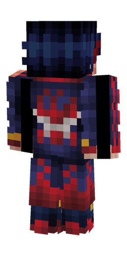 Black skin: body, back render